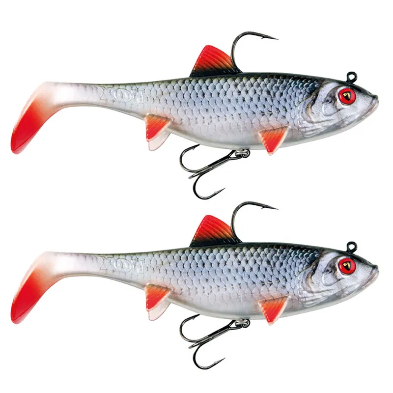 Echt Fox Rage Replicant Wobbler - Swimbait Farbe: Natural Roach | Größe: 7,5cm - 10g