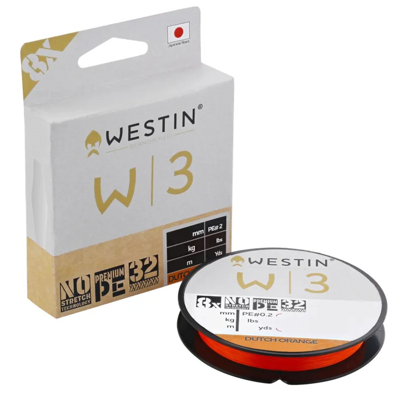 Westin W3 8-Braid Dutch Orange 300m/330yds Must-Have