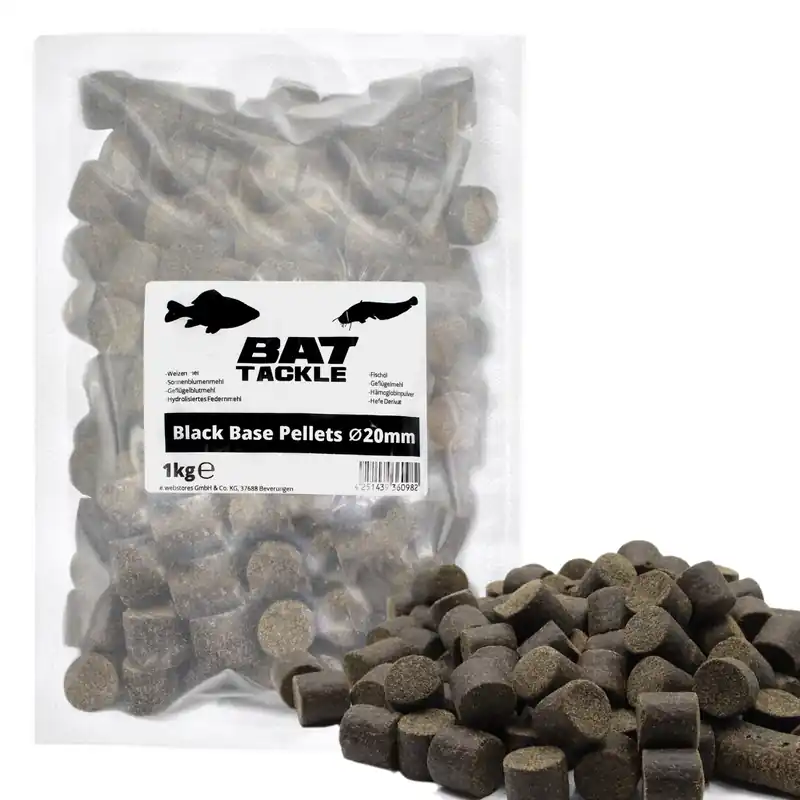 BAT-Tackle Black Base Pellet - Halibutt-Pellet Markenware