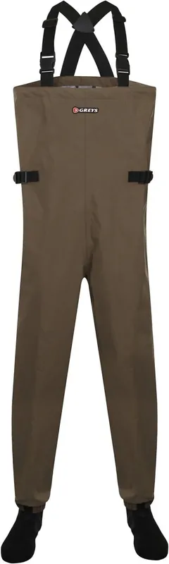 Geprüft Greys Strata CT Wathose Gr. L atmungsaktiv mit Füßlingen