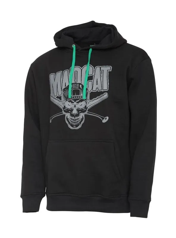Neu MADCAT SKULL HOODIE BLACK