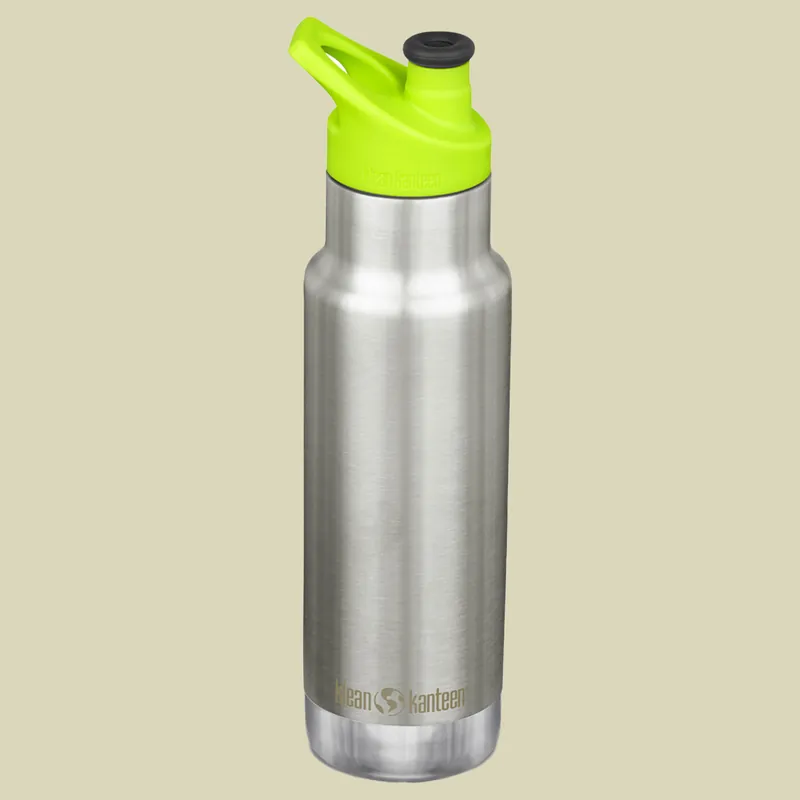 Abverkauf Klean Kanteen Kid Kanteen® Classic Vakuumisoliert mit Sport Cap Volumen 355 Farbe brushed stainless